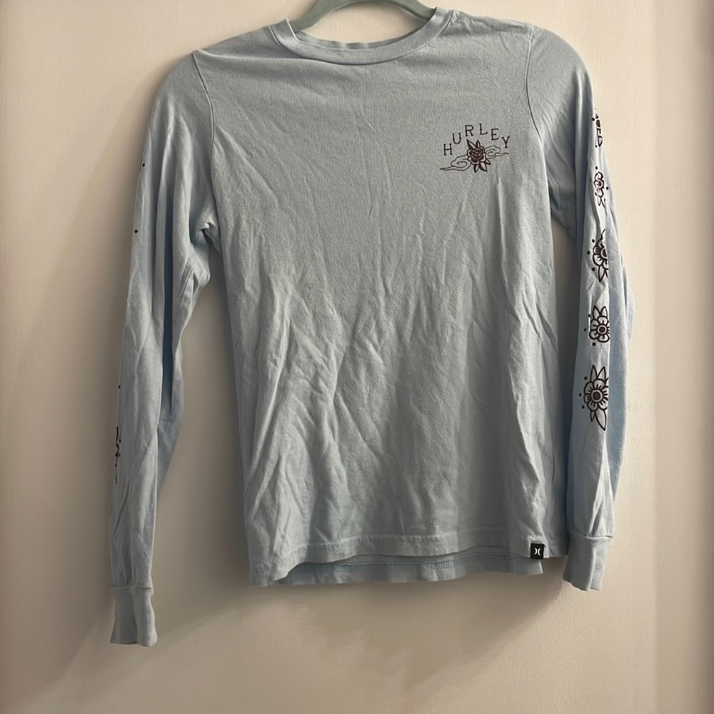 XS Hurley Light Blue Long Sleeve!